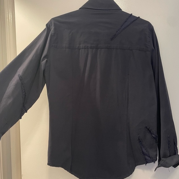 Vintage navy button jacket size medium - Picture 4 of 5